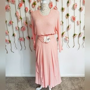 Vintage Spencer Alexis textured cotton candy dress